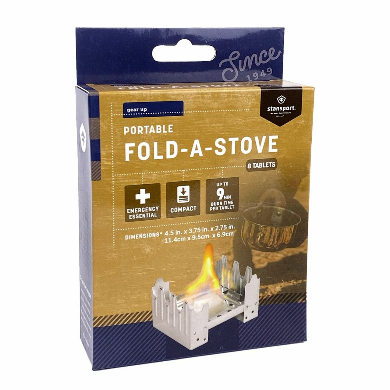Portable Stove With Fuel Tablets – Operation Go Bag