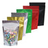 Recyclable Matte Clear Front Ziplock Storage Bags Metallic Mylar Eco Plastic Stand Up Pouches Food Package Bags For New Year-0