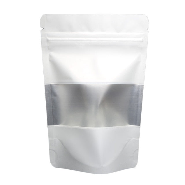 Reclosable Zip Lock Bags Kitchen Organizer Bags Stand Up Biscuits Pouches Eco Aluminum Foil Mylar Plastic Bags With Clear Window-7