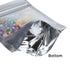 Recyclable Matte Clear Front Ziplock Storage Bags Metallic Mylar Eco Plastic Stand Up Pouches Food Package Bags For New Year-4