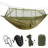 1-2 Person Portable Outdoor Camping Hammock with Mosquito Net High Strength Parachute Fabric Hanging Bed Hunting Sleeping Swing-5
