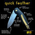 Quick Feather Folding Knife